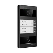 HIKVISION DS-KV8114-NWQE1 4-tlačidlový IP videovrátnik