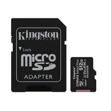 SD CARD 512GB Kingston Mikro SD s adaptérom