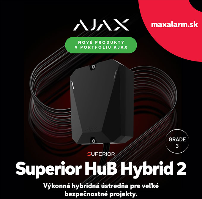 Nové produkty v portfóliu AJAX